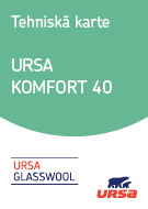 tehniskā karte URSA KOMFORT 40